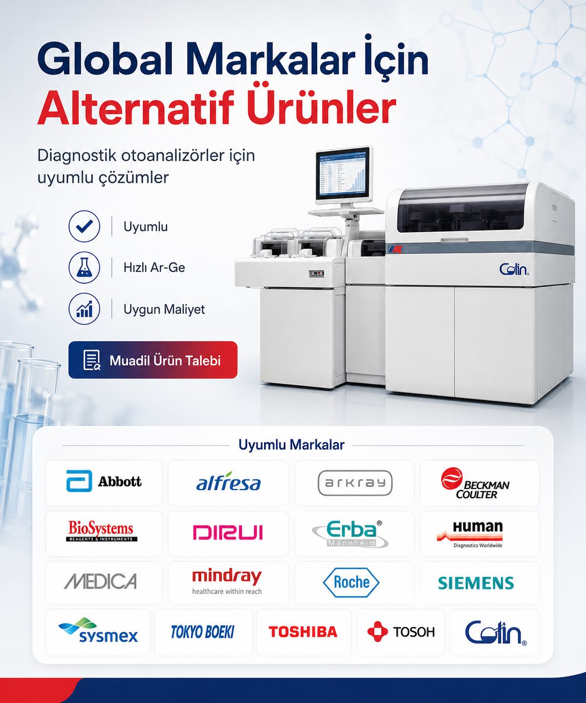 Global Markalar için Alternatif Ürün Taleplerinizi Karşılıyoruz.